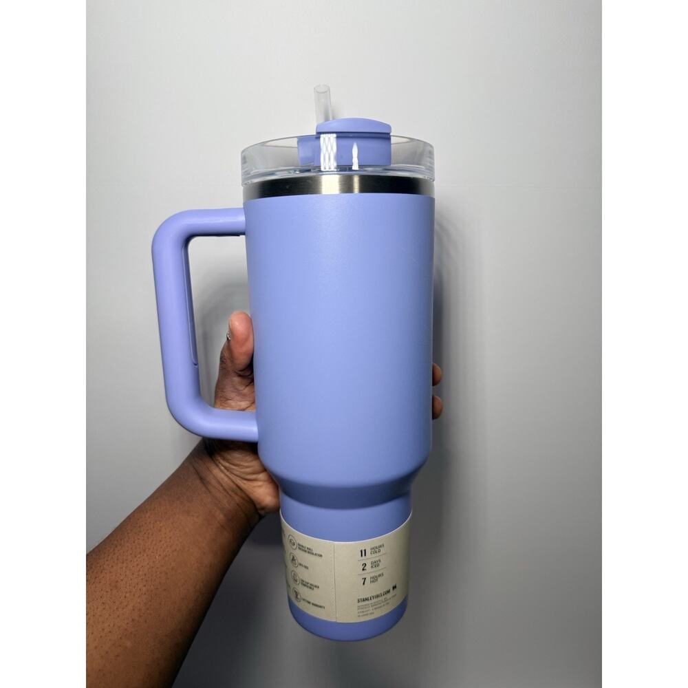Stanley X Target Exclusive HYDRANGEA PURPLE PEACH 40oz Quencher Tumbler BNWT - Picture 4 of 7